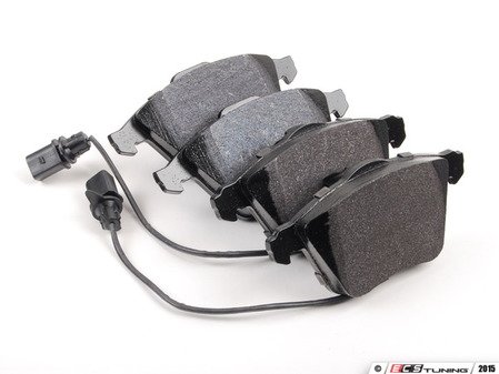 ES#2702180 - 1K0615301M - Performance Front & Rear Brake Service Kit - Performance brake upgrade all around featuring ECS V5 cross drilled & slotted rotors and ECS EP24 Enthusiast Performance brake pads - Assembled By ECS - Volkswagen
