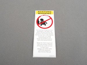 ES#187031 - 72128254277 - LABEL - (NO LONGER AVAILABLE) - Genuine BMW - 