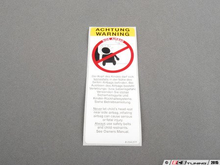 ES#187031 - 72128254277 - LABEL - (NO LONGER AVAILABLE) - Genuine BMW - 