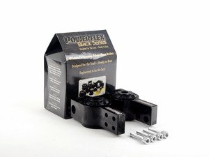 ES#2795076 - PFF85-502GBLK - Black Series Adjustable Polyurethane Front Control Arm Bushings - Rear Position - Easily add stiffness and adjustability for the track. Adds up to 1  of caster adjustment. - Powerflex Black Series - Audi Volkswagen