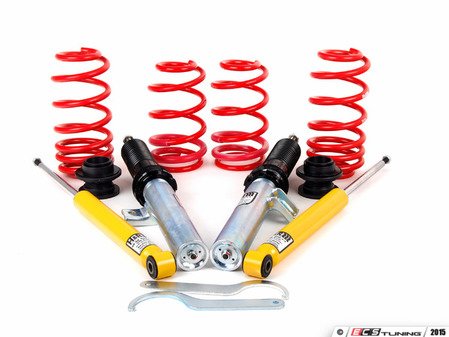 ES#9969 - 54735 - Street Performance Coilover Kit - Unrivaled comfort and performance. Average lowering of 1.2"-2.2"F 1.0"-2.3"R - H&R - Volkswagen