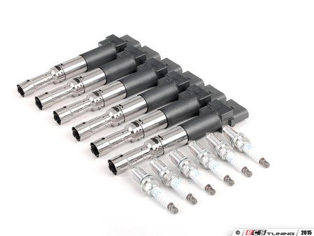 ES#2785158 - 022998715CKT1 -  Ignition Service Kit - (NO LONGER AVAILABLE) - Includes six NGK spark plugs and OE coil packs - Assembled By ECS - Volkswagen