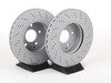 ES#2762494 - 2044212812KT5 - Front & Rear Brake Service Kit - Featuring ECS Rotors with Akebono-Euro Ceramic Pads - Assembled By ECS - Mercedes Benz