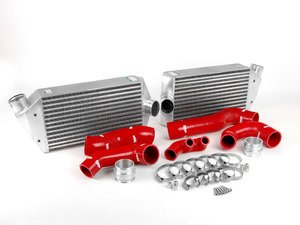ES#2535580 - FMINT996RED - Intercooler Upgrade Kit With Red Silicone Hoses - Cooler charge air equals bigger horsepower - Forge - Porsche
