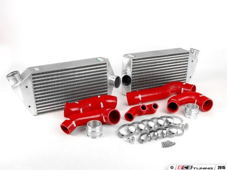 ES#2535580 - FMINT996RED - Intercooler Upgrade Kit With Red Silicone Hoses - Cooler charge air equals bigger horsepower - Forge - Porsche