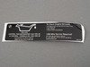 ES#185123 - 71227833197 - Oil Inspection Label - A helpful under hood reminder. - Genuine BMW - BMW