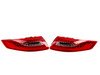 ES#2804106 - D48-1901P-AE-CR - 911 997 Red & Clear LED Tail Lights - Set - Give your 997 an updated look with tail lights inspired by the newest Porsche models - Depo - Porsche