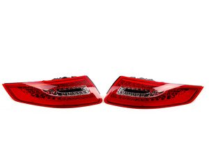 ES#2804106 - D48-1901P-AE-CR - 911 997 Red & Clear LED Tail Lights - Set - Give your 997 an updated look with tail lights inspired by the newest Porsche models - Depo - Porsche