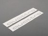 ES#3209969 - 4G0064317AY9B - 'Quattro' Script Door graphics Kit - Brilliant Black - Includes dimensional guides for proper installation and surface prep instructions - Genuine Volkswagen Audi - Audi