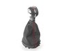 ES#2734184 - 25117642001 - JCW Gear Shift Knob 6 Speed - Leather / Red stitched - Includes Red stitched knob and leatherette - Genuine MINI - MINI