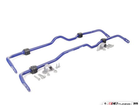 ES#2748930 - 70102-2KT - Performance Front & Rear Sway Bar Kit - With Hardware - Includes the 24mm front & 24mm rear adjustable sway bars with securing hardware - H&R - Audi