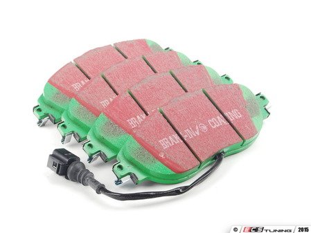 ES#2621155 - DP22127 - Front GreenStuff Performance Brake Pad Set  - Mildly upgraded composite pad. - EBC - Audi Volkswagen