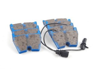 ES#2620384 - DP51513NDX - Front BlueStuff NDX Performance Brake Pad Set - Intermediate grade trackday pads for aggressive street driving and track use. - EBC - Audi