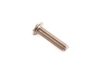 ES#1899272 - 92095A240 - 'Slim Line' Stainless License Plate Bolt - 6x20mm - Priced Each - Rounded head slim bolt for that clean look on your plates - ECS - Audi Volkswagen
