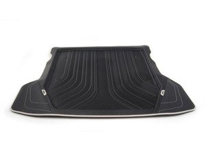ES#2733333 - 51472357150 - Modern Line Rear Cargo Liner  - (NO LONGER AVAILABLE) - Keep your BMW trunk clean with this fitted mat - Genuine BMW - 