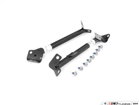 ES#2635784 - 51617123516KT - Diagonal Rod Support Kit - Replace or upgrade to engine bay additional supports : Cabrio Cross Brace - Genuine MINI - MINI