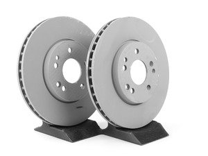 ES#2777523 - 1244212612KT1 -  Front Brake Rotors - Pair - Does not include new brake rotor set screws - Genuine Mercedes Benz - Mercedes Benz