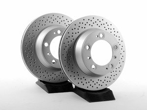 ES#2770728 - 99635240104KT1 - Rear Brake Rotors - Pair 11.77" (299mm) - Rear axle fitment - Both left and right - Meyle - Porsche