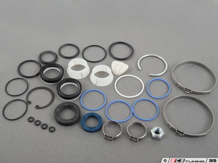 ES#2777146 - 348654 - E46 Rack And Pinion Seal Kit - (NO LONGER AVAILABLE) - Complete kit to repair your worn rack and pinion seals - Gates - 