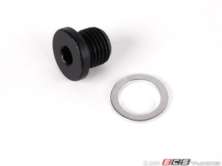 ES#1892080 - N0160276 - Oil Drain Plug Kit - Includes an aluminum sealing washer. M14x1.5 - Assembled By ECS - Audi Volkswagen Porsche