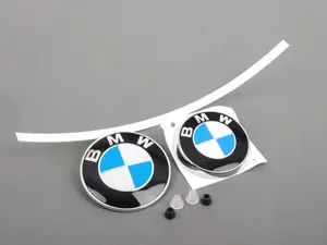 BMW Emblem / Roundel  With Grommets - Front And Rear