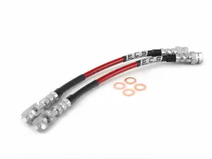 Exact-Fit Stainless Steel Brake Lines - Rear