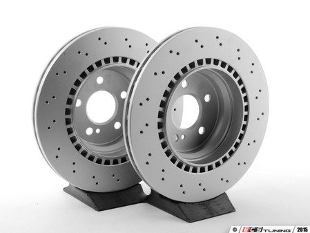 ES#2581361 - 2114231112KT2 - Rear Brake Rotors - Pair - Featuring a protective Meyle Platinum coating - Meyle - Mercedes Benz