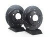 ES#523014 - USR909 - Rear Slotted Brake Rotors - Pair (245x10) - Upgrade to a slotted rotor for improved braking - EBC - Audi Volkswagen