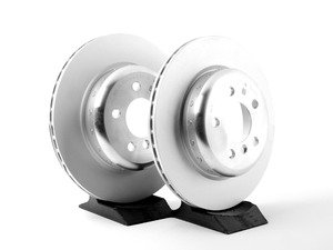 ES#2215242 - 34216775287 - Rear Brake Rotors - Pair (330x20) - Replace worn, grooved, rusty, or warped rotors - Genuine BMW - BMW