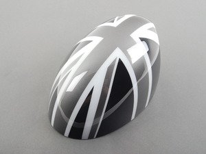 ES#253382 - 51162147672 - Mirror Cap Black Jack - Right - Upgrade or replace your MINI side mirror cap - Genuine MINI - MINI