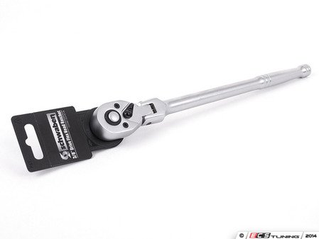 ES#2765902 - 005981SCH01A - 3/8" Drive Long Flex Head Ratchet - Add flexibility to your tool box. - Schwaben - Audi BMW Volkswagen Mercedes Benz MINI Porsche