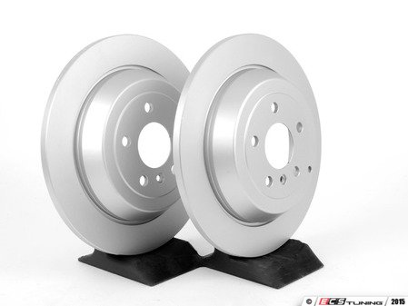 ES#2681410 - 1644231212KT2 - Rear Brake Rotors - Pair - Featuring a protective Meyle Platinum coating - Meyle - Mercedes Benz