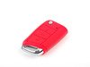 ES#2792961 - 3592RKLN13637 - Key Fob Skin - Red - Silicone protective skin for the updated style key fob - Bremmen Parts - Volkswagen