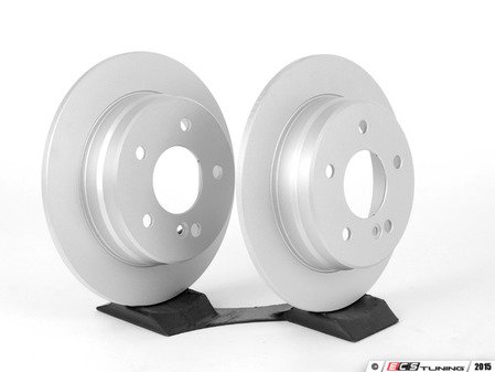 ES#2738438 - 2024230012KT4 - Rear Brake Rotors - Pair - Includes left and right front brake rotors - Meyle - Mercedes Benz