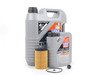 ES#2827058 - MK7TDIKT5 -  Oil Service Kit - with ECS Magnetic Drain plug - Includes Hengst oil filter and Liqui Moly 5w-30 oil - Assembled By ECS - Audi Volkswagen