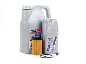 ES#2827075 - MK7TDIKT6 -  Oil Service Kit  - Includes Hengst oil filter and Pentosin 5w-30 oil - Assembled By ECS - Audi Volkswagen
