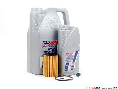 ES#2827075 - MK7TDIKT6 -  Oil Service Kit  - Includes Hengst oil filter and Pentosin 5w-30 oil - Assembled By ECS - Audi Volkswagen