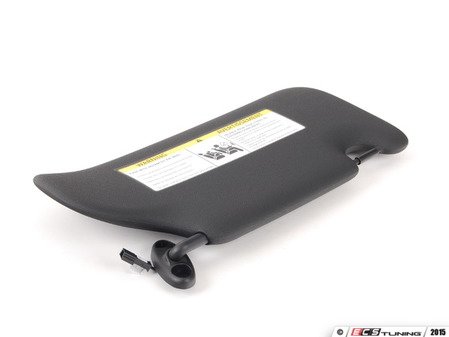 ES#2607820 - 51169812697 - Sun Visor Light Anthracite Black  - Left - Mounts near the headliner - Genuine MINI - MINI