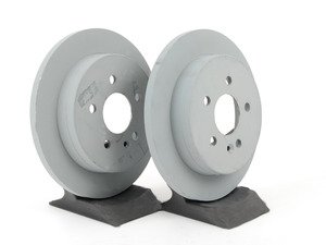ES#2608780 - 1634230112KT1 - Rear Brake Rotors - Pair - Solid Rotor 285 mm Diameter - Genuine Mercedes Benz - Mercedes Benz