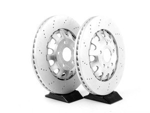 ES#2749222 - 8J0615301FKT - Front Brake Rotors - Pair (370mmx32mm) - Replace your worn brake rotors and get that smooth stopping power back - Genuine Volkswagen Audi - Audi