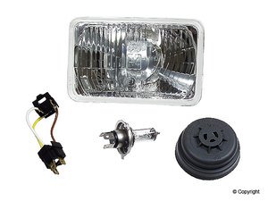 ES#7767 - un6207115 - Hella H4 European Headlight-Priced Each - Replace your US spec headlights with thise much improved European spec H4 bulb headlights. - Hella - Volkswagen