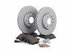 ES#2762650 - 1K0698047kt - Front Brake Service Kit (288x25) - Featuring Zimmermann rotors & Akebono ceramic pads - Assembled By ECS - Volkswagen