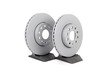 ES#2762650 - 1K0698047kt - Front Brake Service Kit (288x25) - Featuring Zimmermann rotors & Akebono ceramic pads - Assembled By ECS - Volkswagen