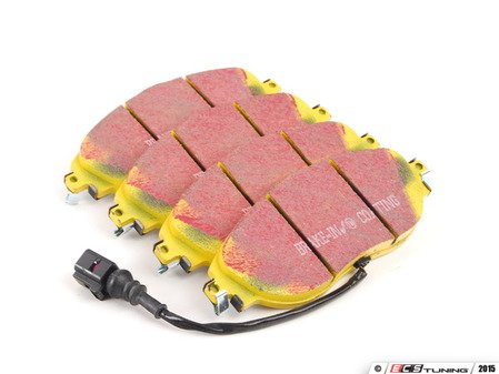 ES#2621617 - DP42127R - Front YellowStuff Performance Brake Pad Set  - EBC's premium sport street pad that offers high friction levels and heat fade resistance - EBC - Audi Volkswagen