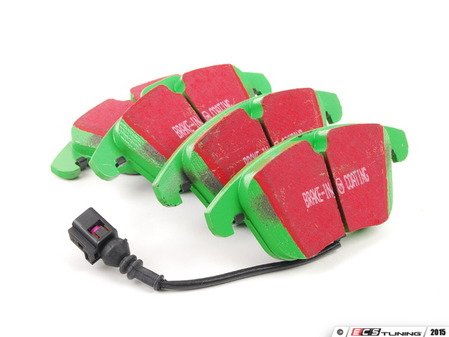 ES#2153388 - DP21997 - Front GreenStuff Performance Brake Pad Set - A race quality pad that can be used at the track and back home again. - EBC - Audi Volkswagen