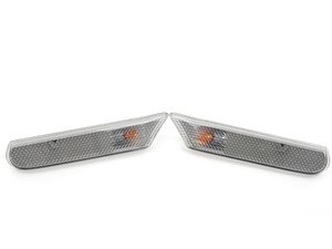 ES#2568618 - 99663104401KT - European Smoked Side Marker Light Kit - (NO LONGER AVAILABLE) - Includes installation clips and amber colored bulbs - Genuine Porsche - 