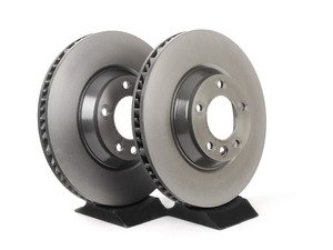 ES#3432583 - 7L8615302kt4 - Front UV Coated Brake Rotors - Pair (350x34) - front axle fitment - Both left and right - Brembo - Audi Volkswagen Porsche