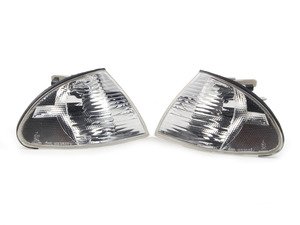 ES#2777175 - 63136902770/69KT - Clear Turn Signal Assembly - Pair - Upgrade your amber marker lights to white indicators - Assembled By ECS - BMW