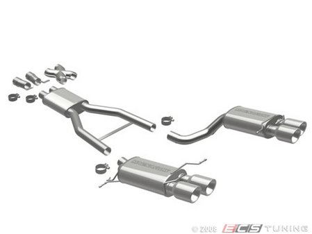 ES#1893839 - 16859 - Cat Back Exhaust - 2.5" stainless steel with quad 4" polished stainless tips - Magnaflow - BMW