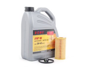 ES#2827012 - N90813202KT11 -  Oil Service Kit - Wtih Smart-O Drain Plug - Includes Rwe oil, Mann filter, and Smart-O drain plug - Assembled By ECS - 